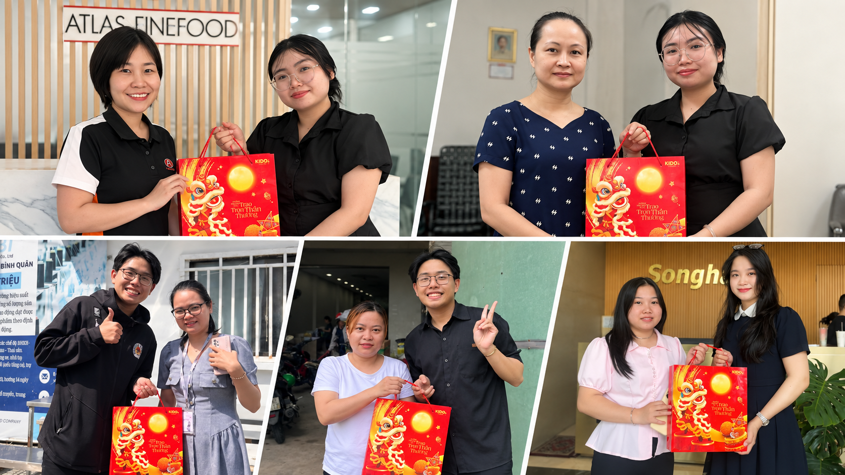 Anh Tú, Chị Linh, Chị Phụng tri ân khách hàng đã đồng hành cùng Bao Bì Đóng Gói