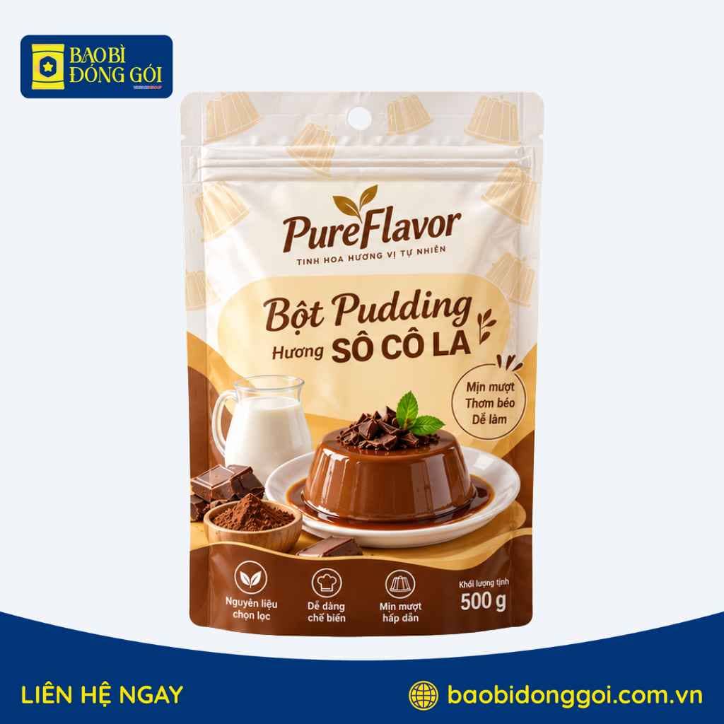 Bao Bì Đựng Bột Pudding