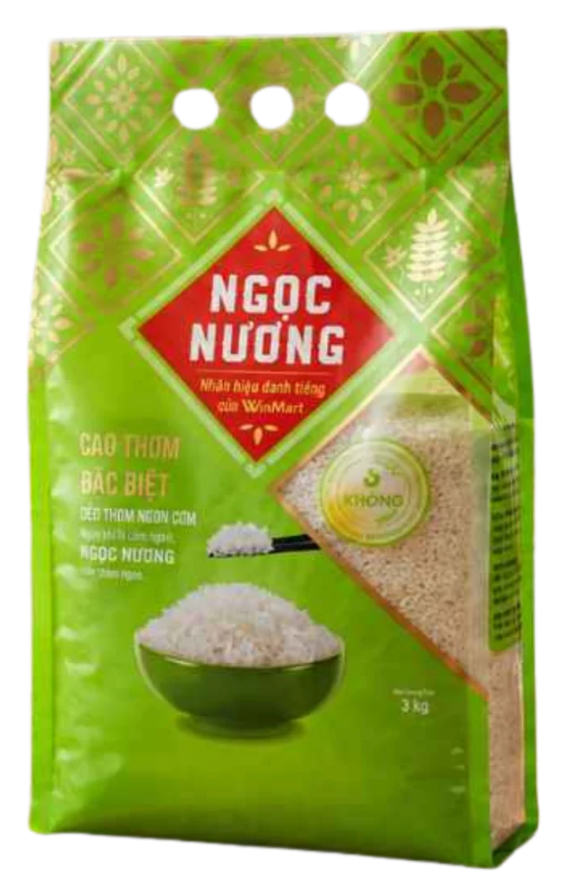 Bao bì gạo Ngọc Hương in màng ghép