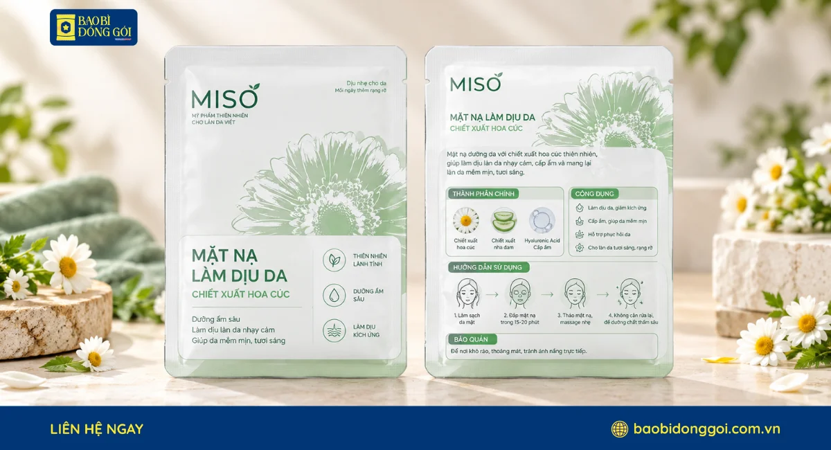 Mẫu túi 3 biên đựng mỹ phẩm