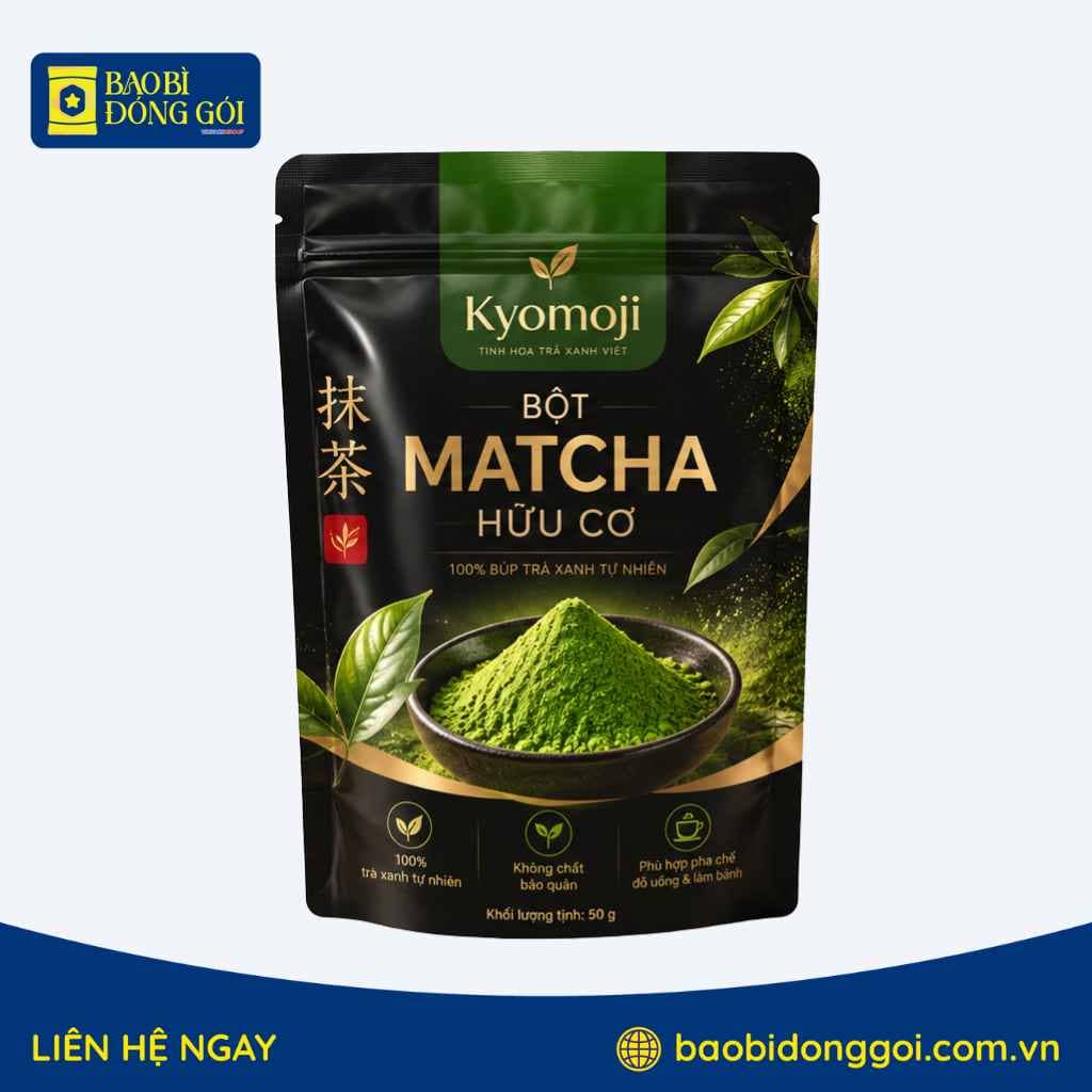 Bao Bì Bột Matcha