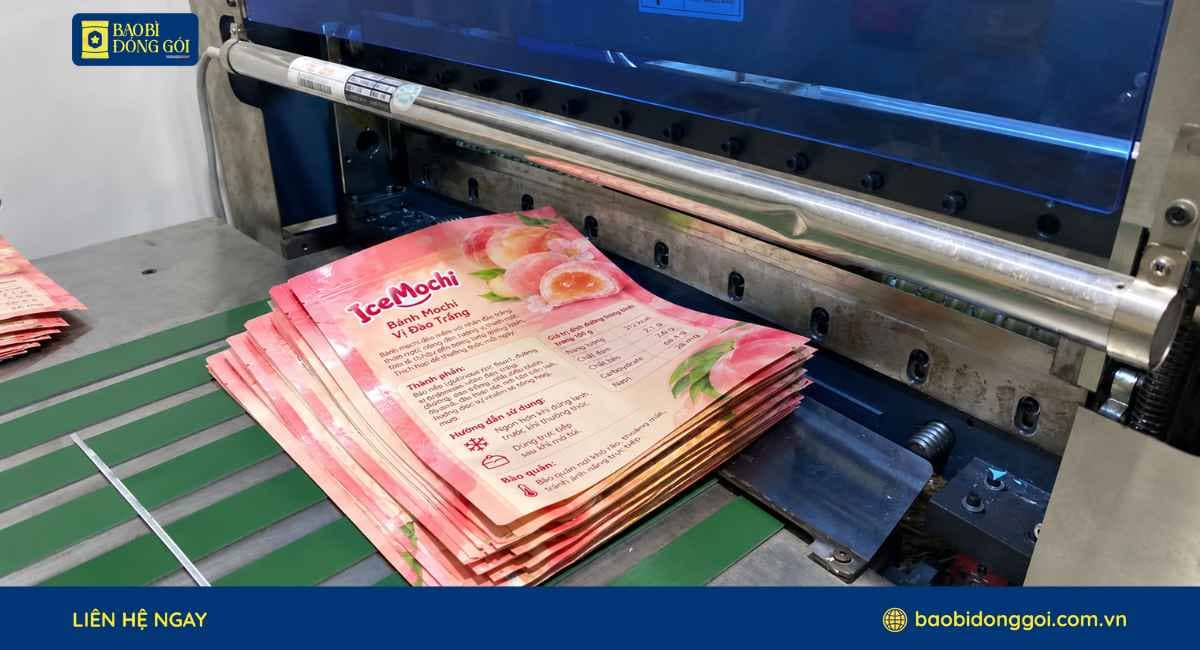 Xưởng sản xuất và in bao bì bánh mochi số lượng lớn đạt chuẩn an toàn thực phẩm